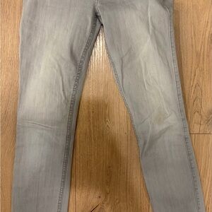 7 For All Mankind Gray Skinny Jeans
